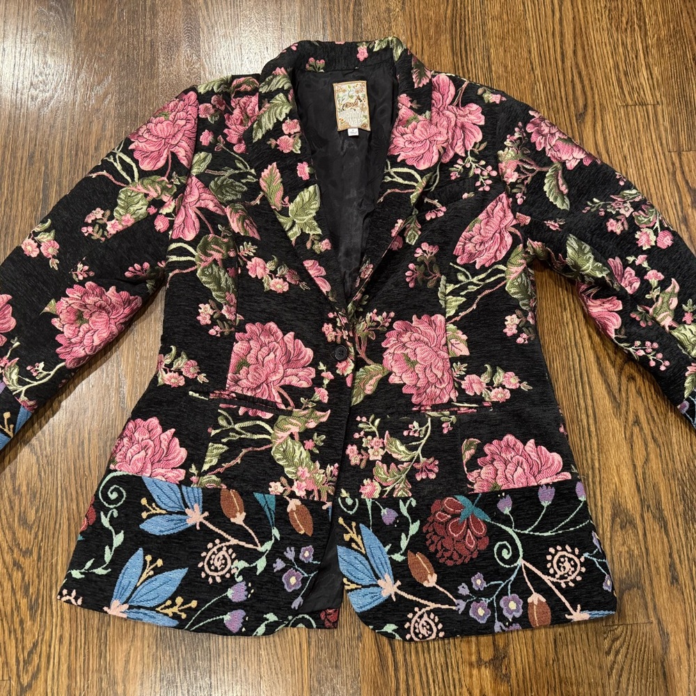 Johnny Was Rosalyn Jacquard Jacket Size M - Picture 1 of 8
